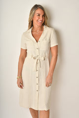 UTILITY SHIRT DRESS
