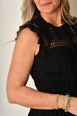 SWISS DOTT MINI DRESS