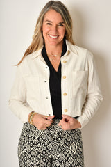 CROPPED UTILITY JACKET