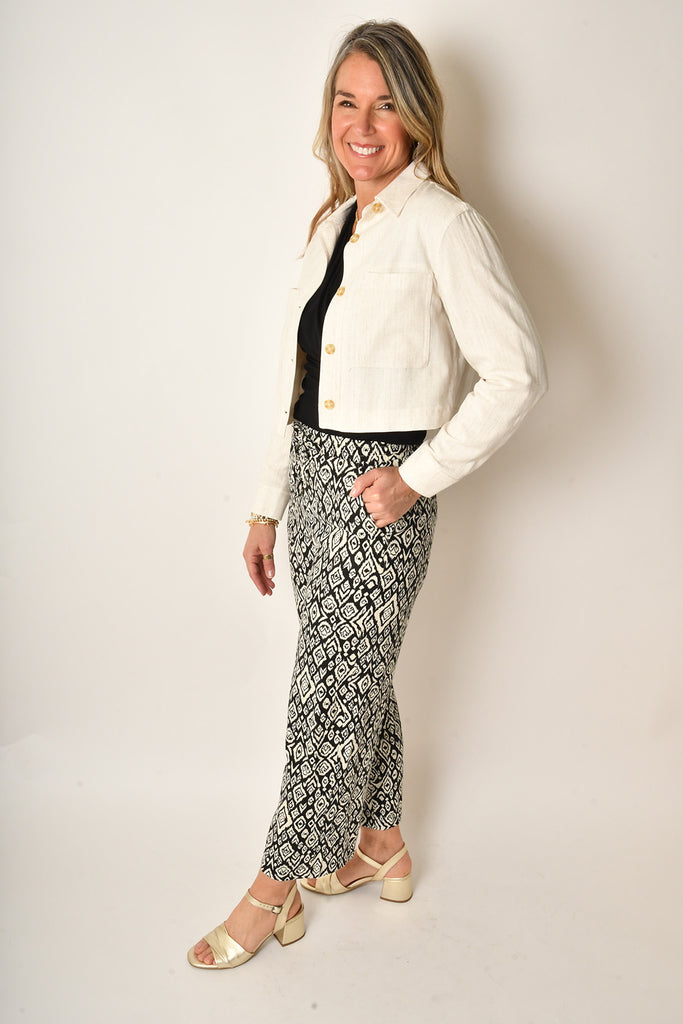 CROPPED UTILITY JACKET