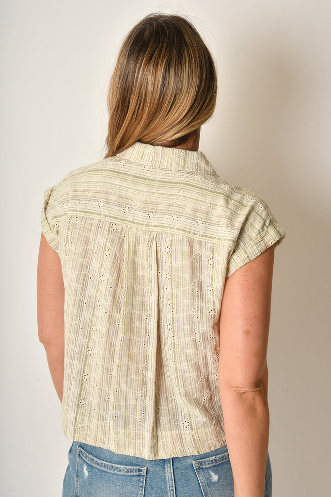 EMBROIDERED CAMP SHIRT