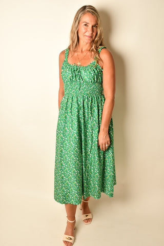 SUN ESCAPE MIDI DRESS