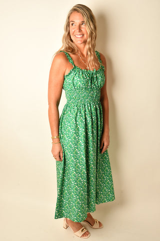 SUN ESCAPE MIDI DRESS