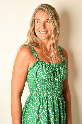 SUN ESCAPE MIDI DRESS