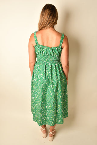 SUN ESCAPE MIDI DRESS