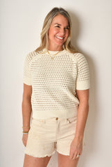 CHRISTINE EMBROIDERED SHORT