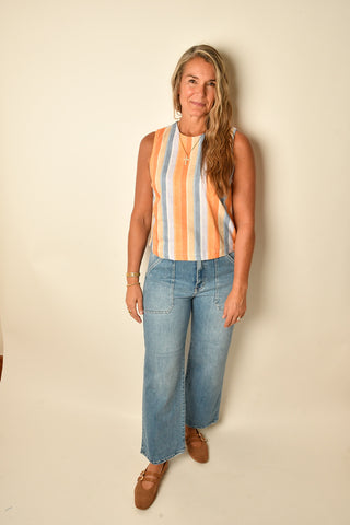 SUNSET STRIPE SHELL
