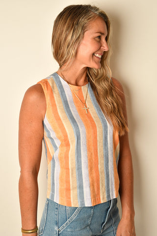 SUNSET STRIPE SHELL