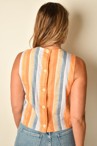 SUNSET STRIPE SHELL