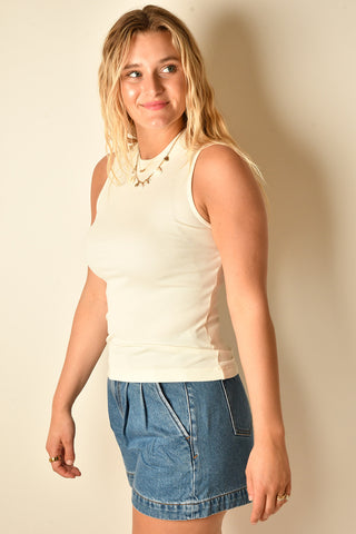 MONTCLAIR MOCK NECK TANK +colors