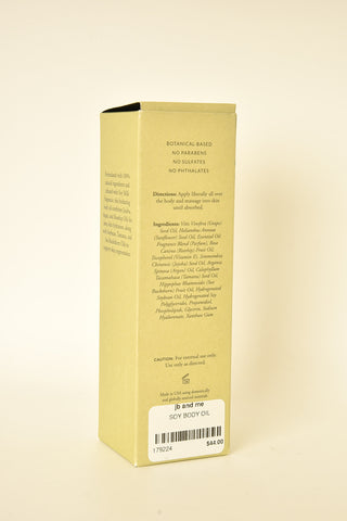SOY MILK BODY OIL
