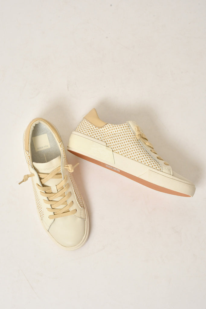 ZINA TAN/CREAM SNEAKER