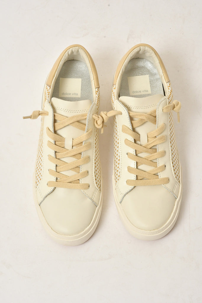 ZINA TAN/CREAM SNEAKER