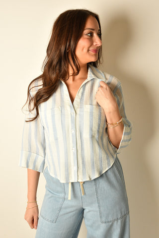 HELENA STRIPED SHIRT