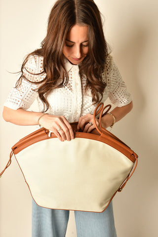 FLORENCE NATURAL TOTE BAG