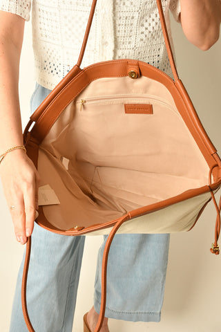 FLORENCE NATURAL TOTE BAG