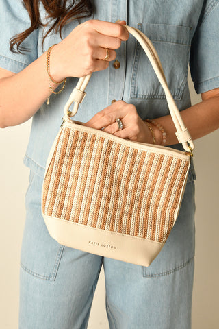 SORRENTO IVORY BUCKET BAG