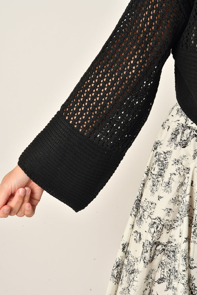 OPEN KNIT CARDI + colors