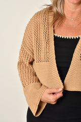 OPEN KNIT CARDI + colors