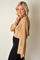 OPEN KNIT CARDI + colors