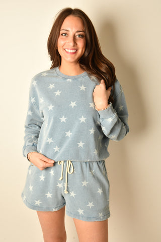 WRITTEN  STARS SWEATSHIRT