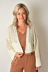 OPEN KNIT CARDI + colors