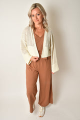 OPEN KNIT CARDI + colors