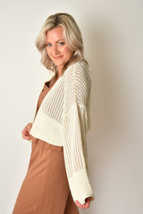 OPEN KNIT CARDI + colors