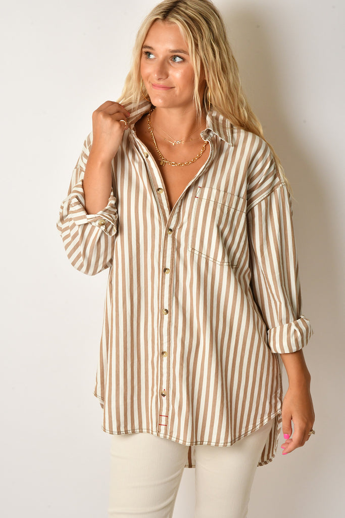 FREDDIE STRIPE SHIRT