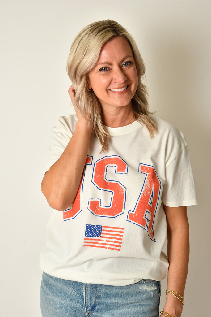FLAG BOYFRIEND TEE