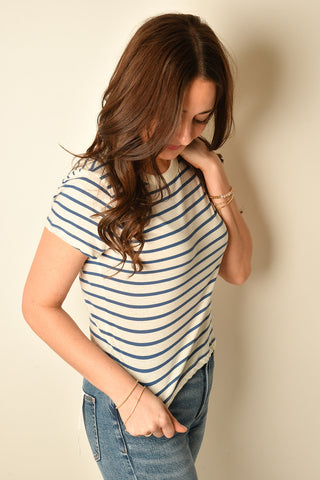 JUNIE STRIPED TEE + colors