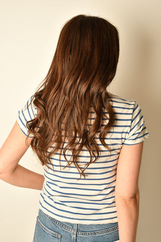 JUNIE STRIPED TEE + colors