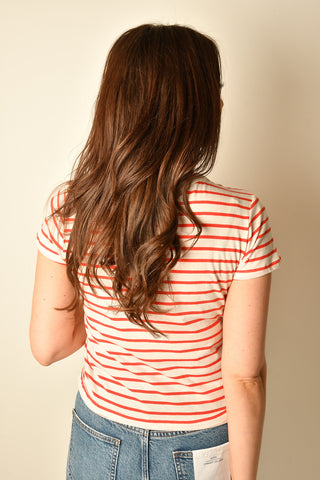 JUNIE STRIPED TEE + colors