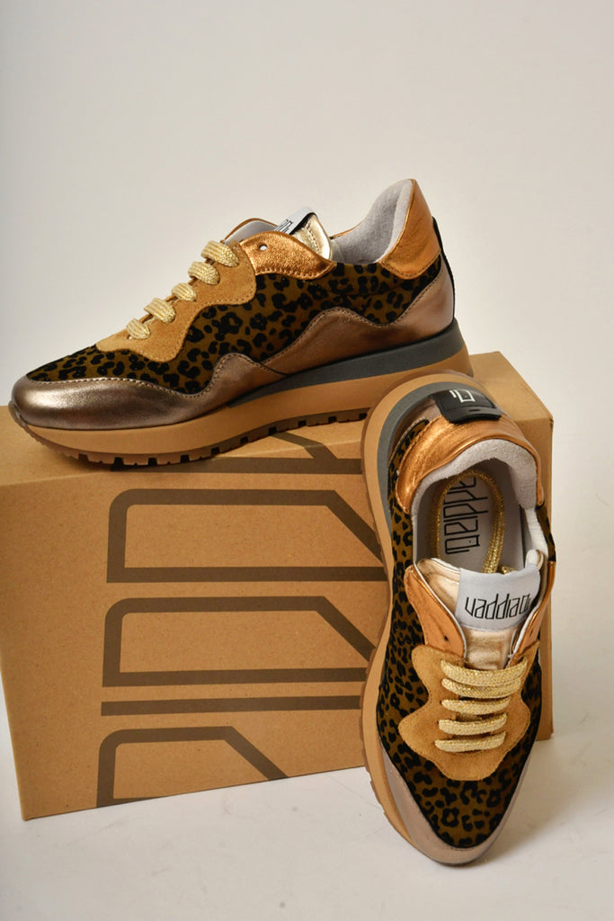 Charcoal Leopard Sneaker