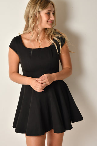 FIT & FLARE MINI DRESS