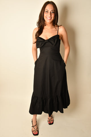 BOW IT UP MIDI DRESS