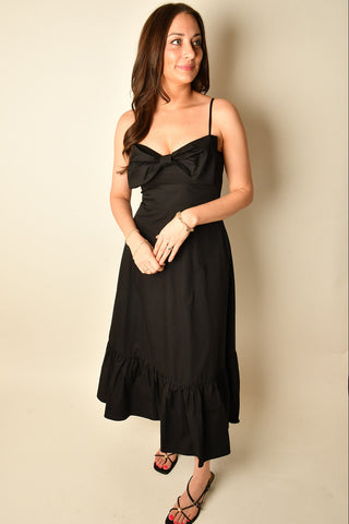 BOW IT UP MIDI DRESS