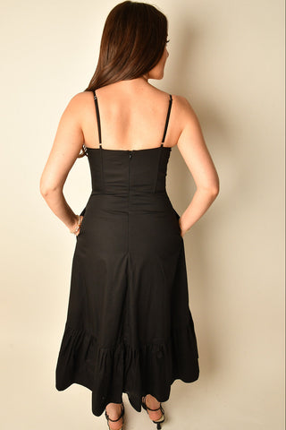 BOW IT UP MIDI DRESS