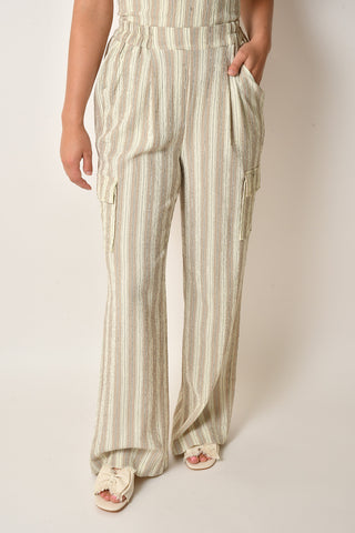 COASTAL STRIPE CARGO PANT