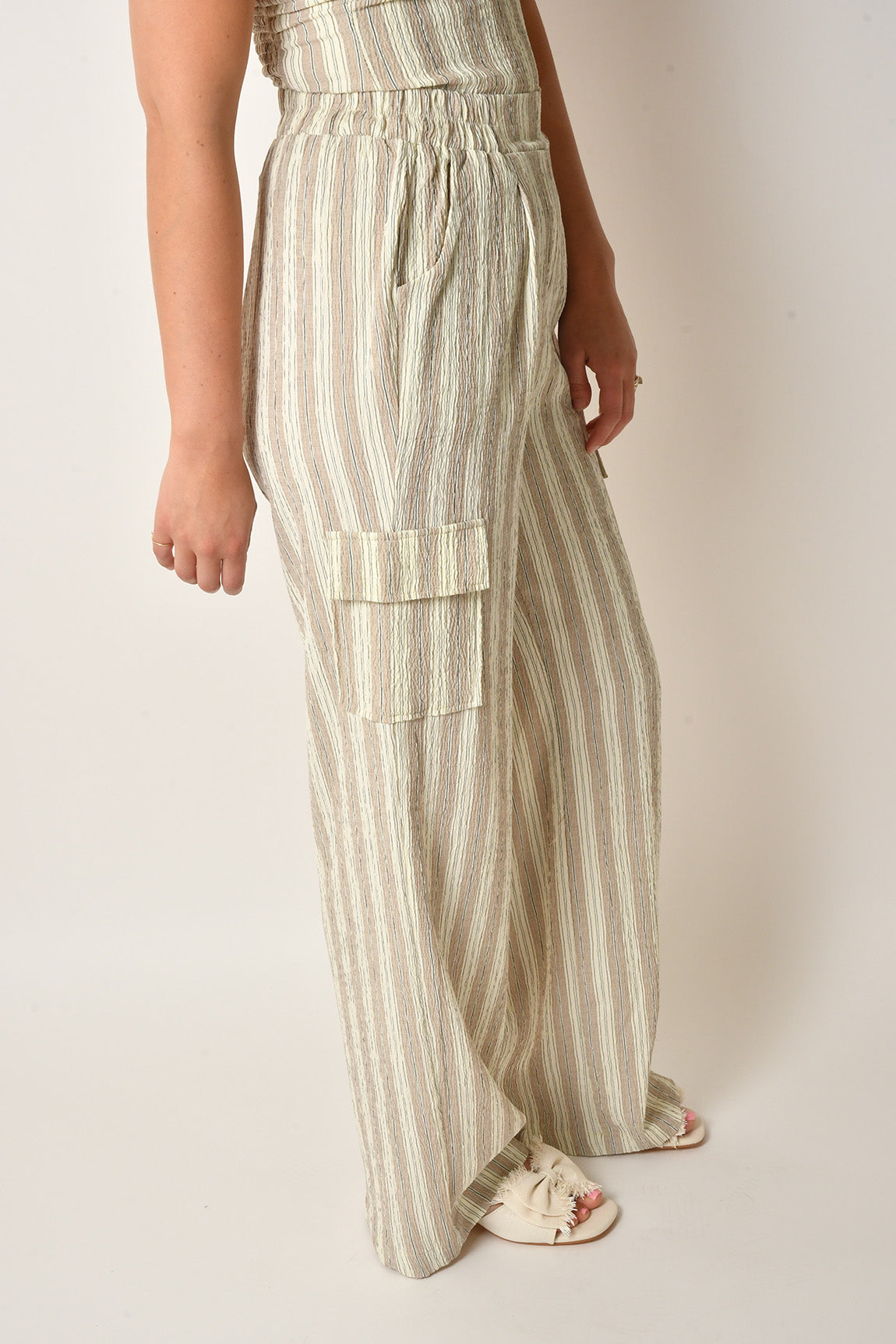 COASTAL STRIPE CARGO PANT