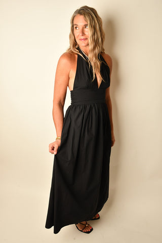 Cassis Dress Black / L