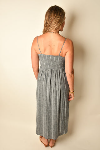 ROMY STRIPED MAXI DRESS