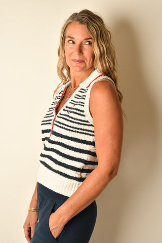 ANCHORS AWAY SWEATER VEST
