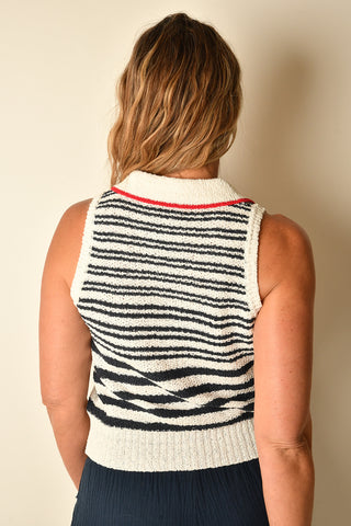 ANCHORS AWAY SWEATER VEST