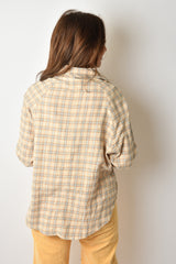 BEST TIME PLAID BUTTON DOWN