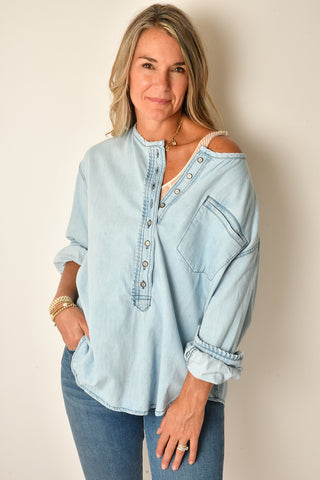 DENIM DREAMING PULLOVER