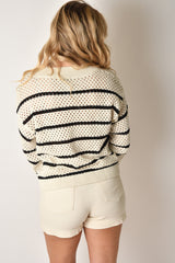 AIRY OPENWORK SWEATER