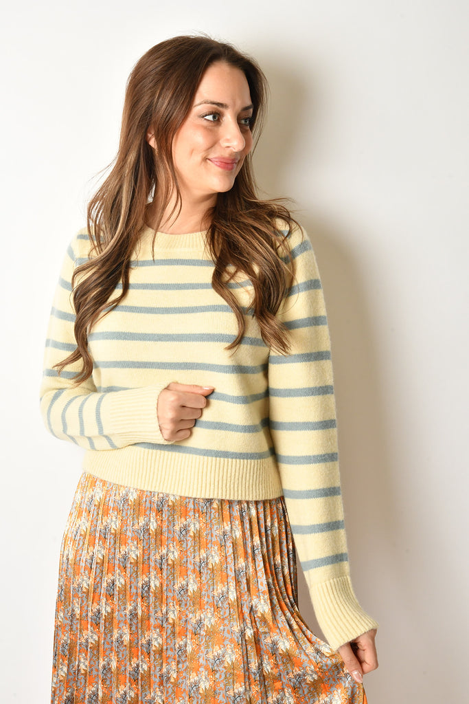 SHERI STRIPED SWEATER