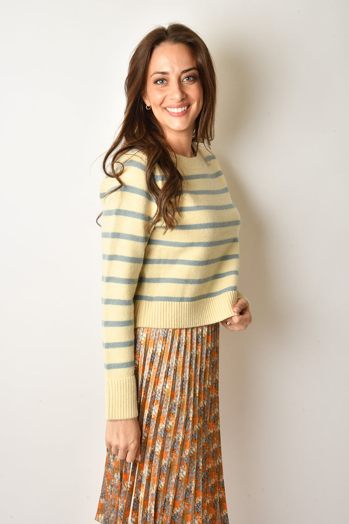 SHERI STRIPED SWEATER