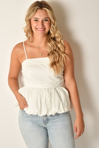 BUBBLED HEM CAMI